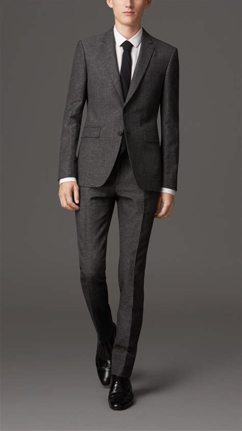 grey burberry suit|discount Burberry suits.